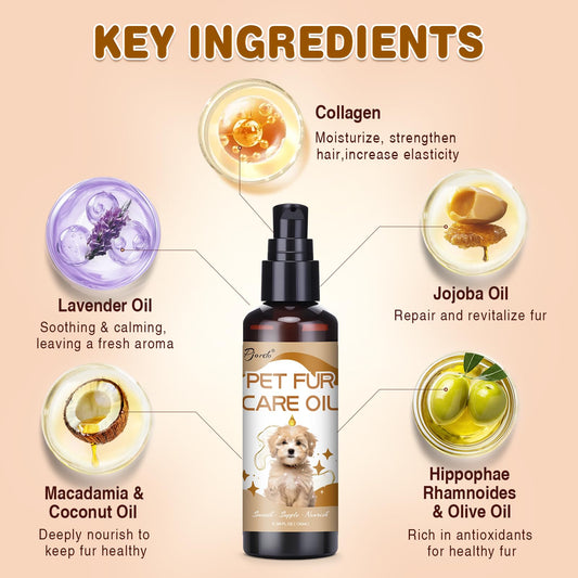 Pet Fur Care Oil – Detangling & Coat Conditioning
