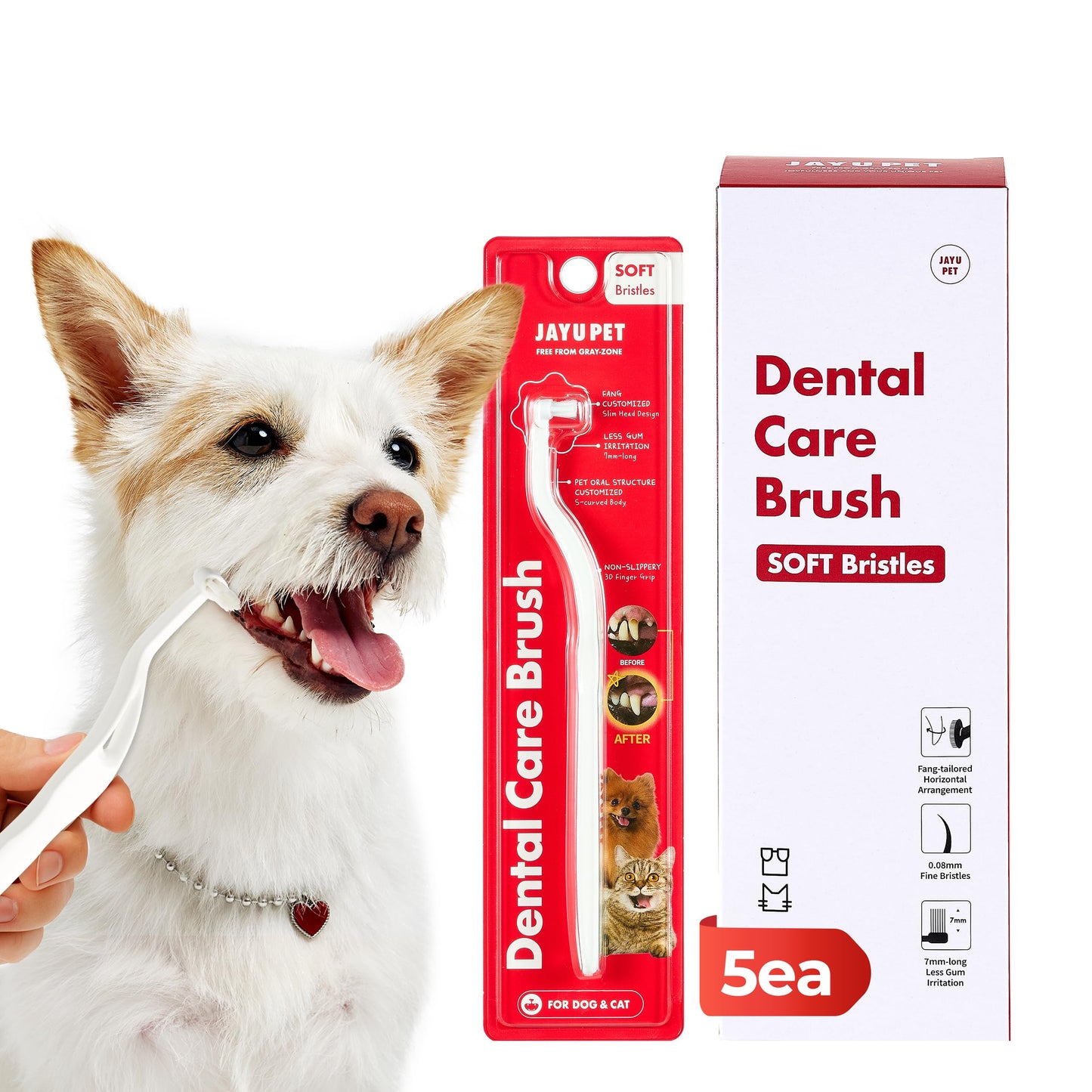 Pet Dental Care Brush – Dog & Cat Toothbrush