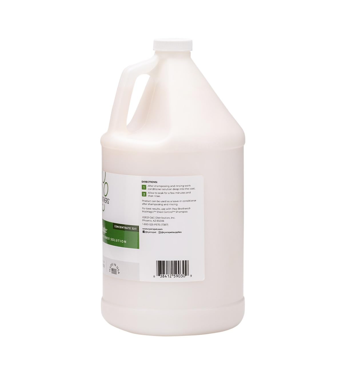 Pet Shampoo & Conditioner – Natural, Mat & Shed Control