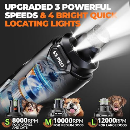 Whisper Quiet Dog Nail Grinder & Trimmer Kit