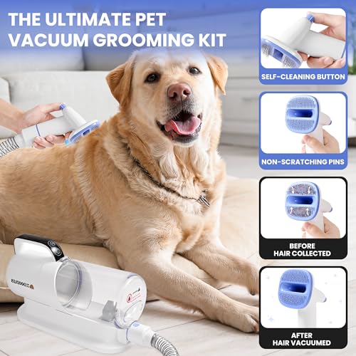 Dog Grooming Vacuum & Clipper Kit