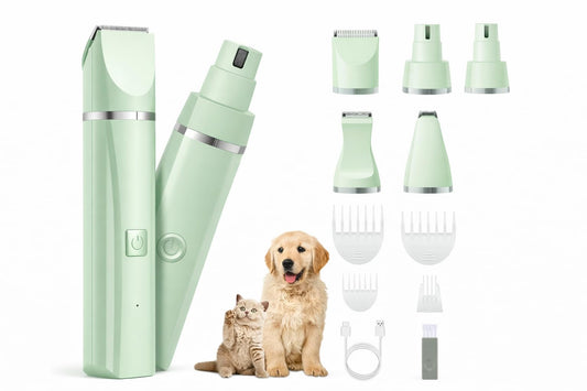 Deluxe Pet Grooming Kit – 16-Piece Set with Carry Bag