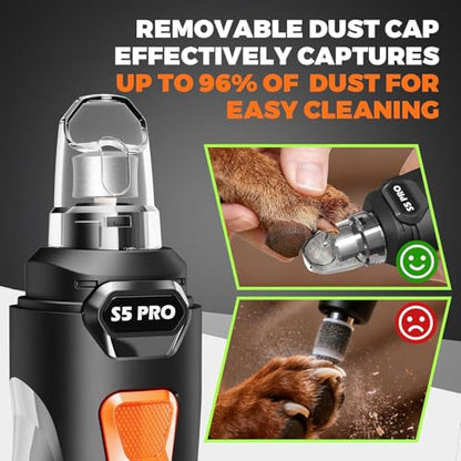 Whisper Quiet Dog Nail Grinder & Trimmer Kit