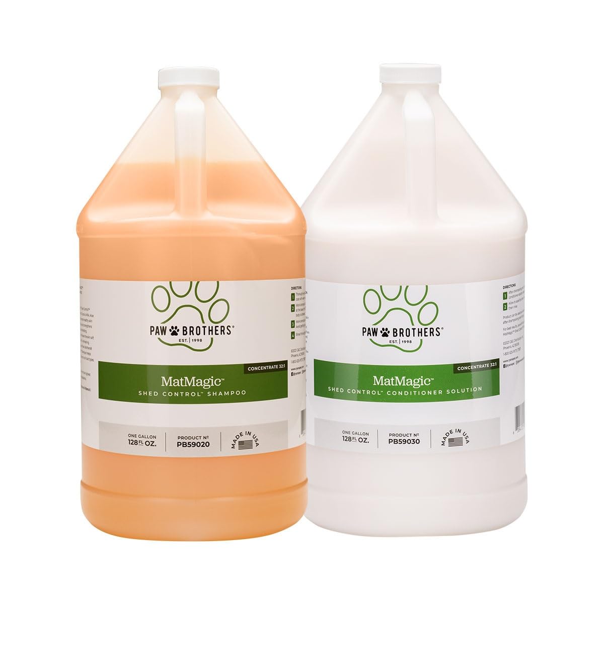 Pet Shampoo & Conditioner – Natural, Mat & Shed Control