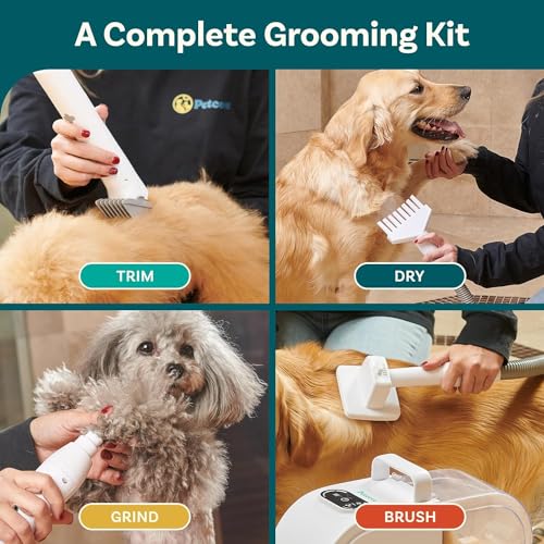 Pet Grooming Vacuum & Dryer Kit