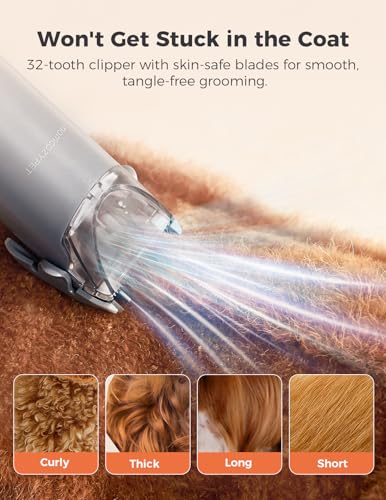 Dog Grooming Vacuum & Clipper Kit