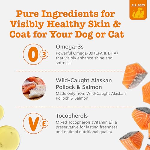 Omega-3 Skin & Coat Oil for Dogs & Cats