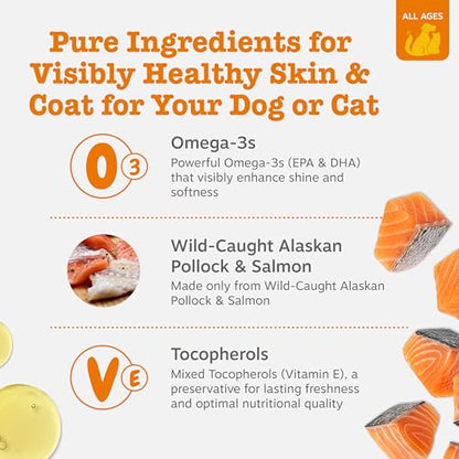 Omega-3 Skin & Coat Oil for Dogs & Cats
