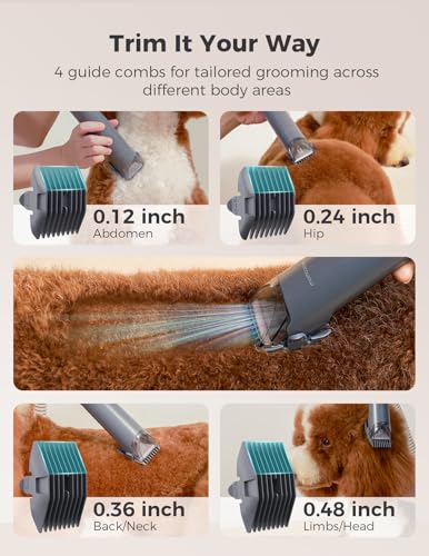 Dog Grooming Vacuum & Clipper Kit