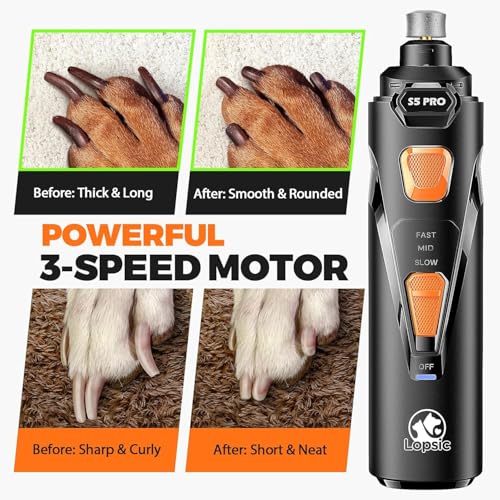 Whisper Quiet Dog Nail Grinder & Trimmer Kit