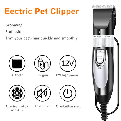 Electric Dog Clipper – High Power Grooming Kit