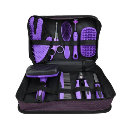 Pet Coat Care Kit – 9 Piece Grooming Set