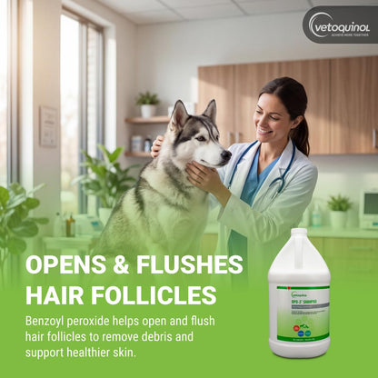Medicated Pet Shampoo – Benzoyl Peroxide Deep Clean