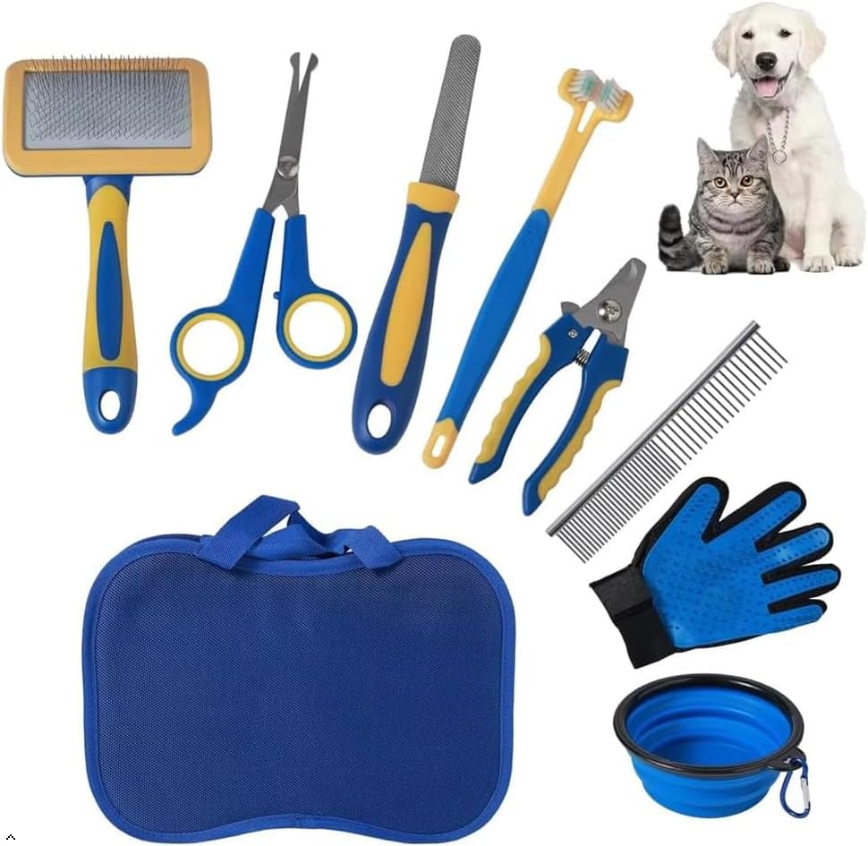 Professional Pet Grooming Kit – 8 Piece Set