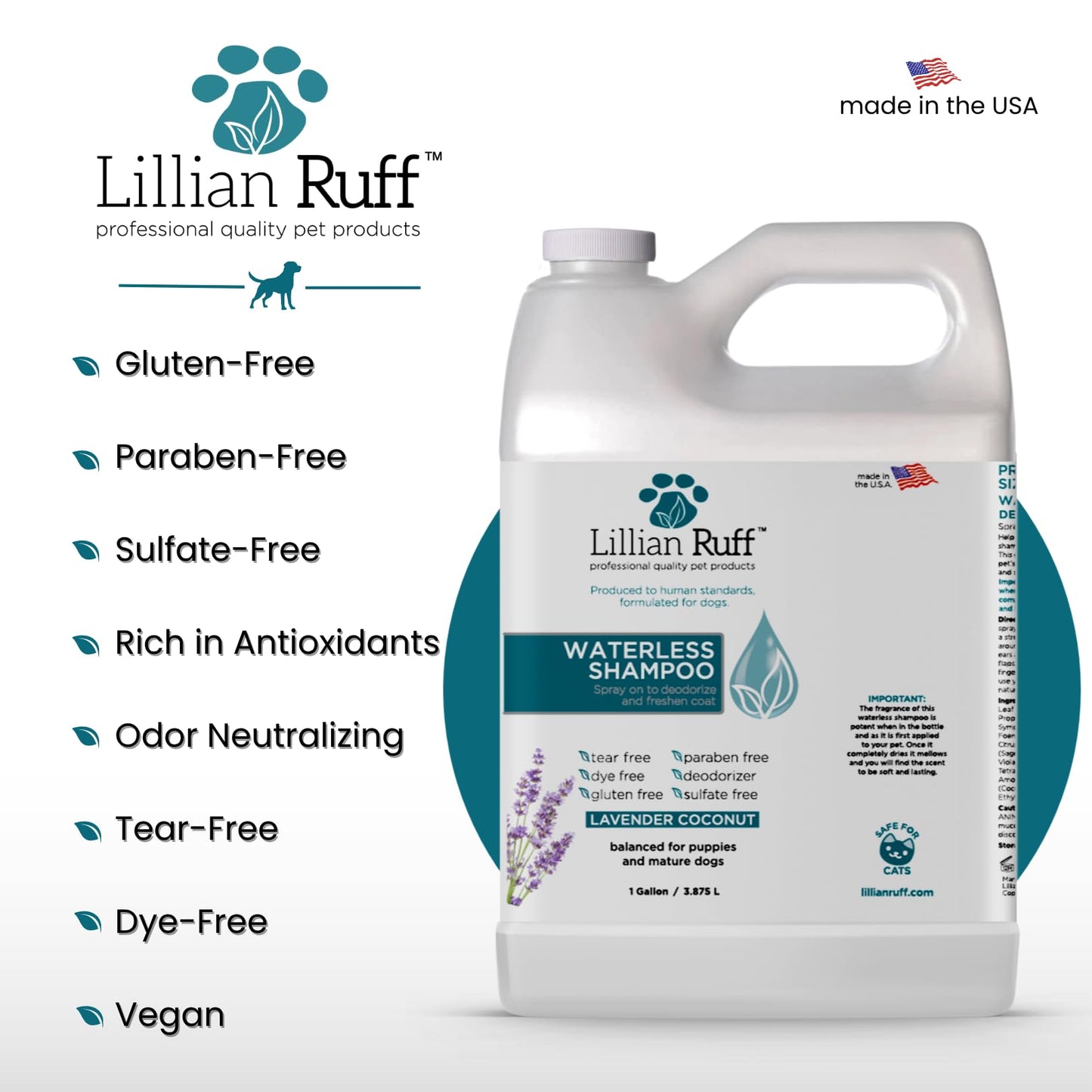 Waterless Dog Shampoo Spray – Hydrating & Deodorizing