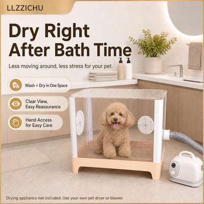 Portable Pet Bathing Cage – Multi-Purpose Acrylic