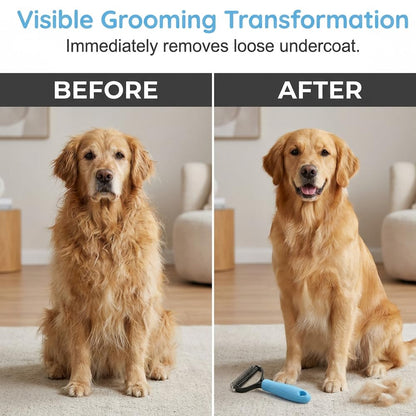Undercoat Rake & Dematting Brush – Deshedding Tool