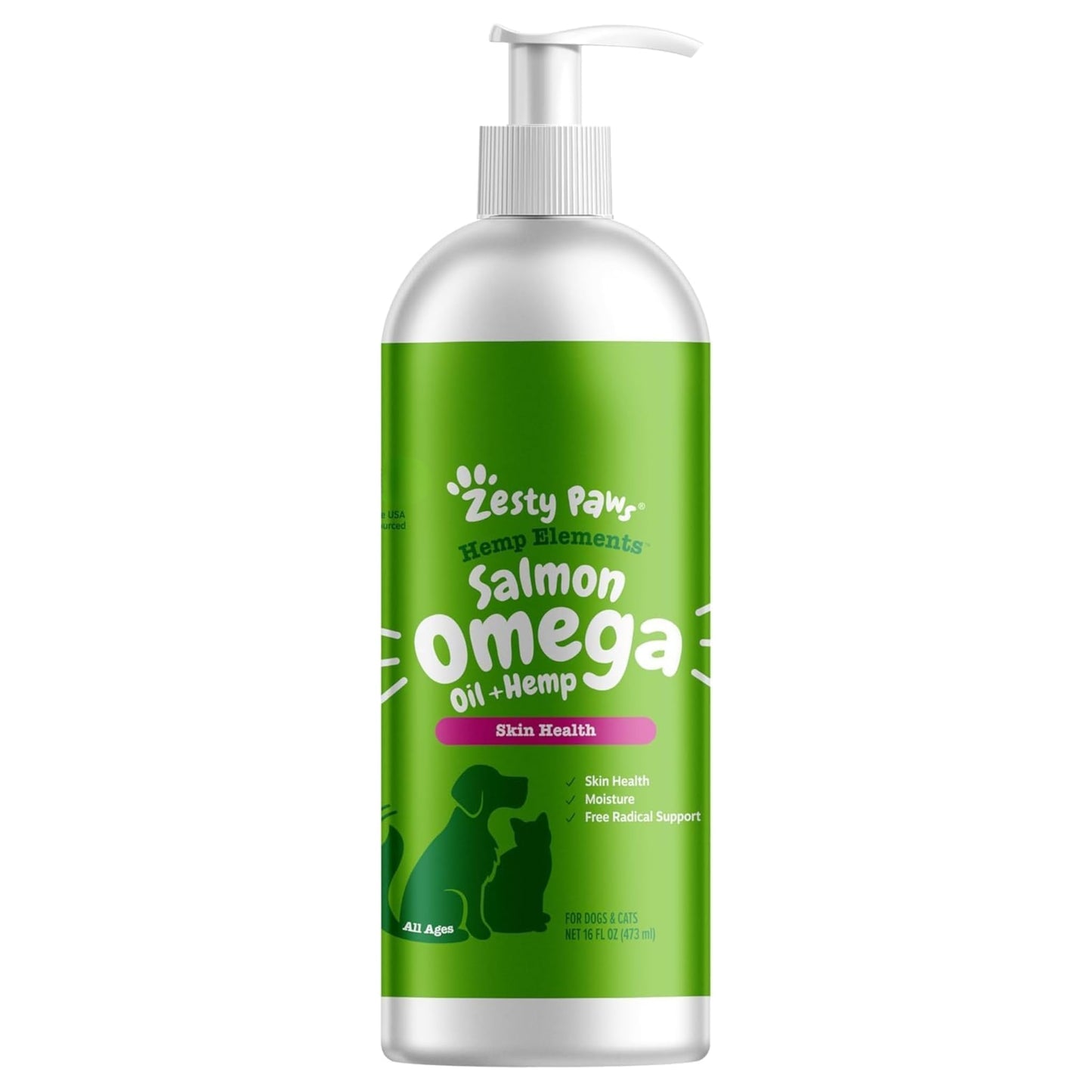 Omega-3 Skin & Coat Oil for Dogs & Cats