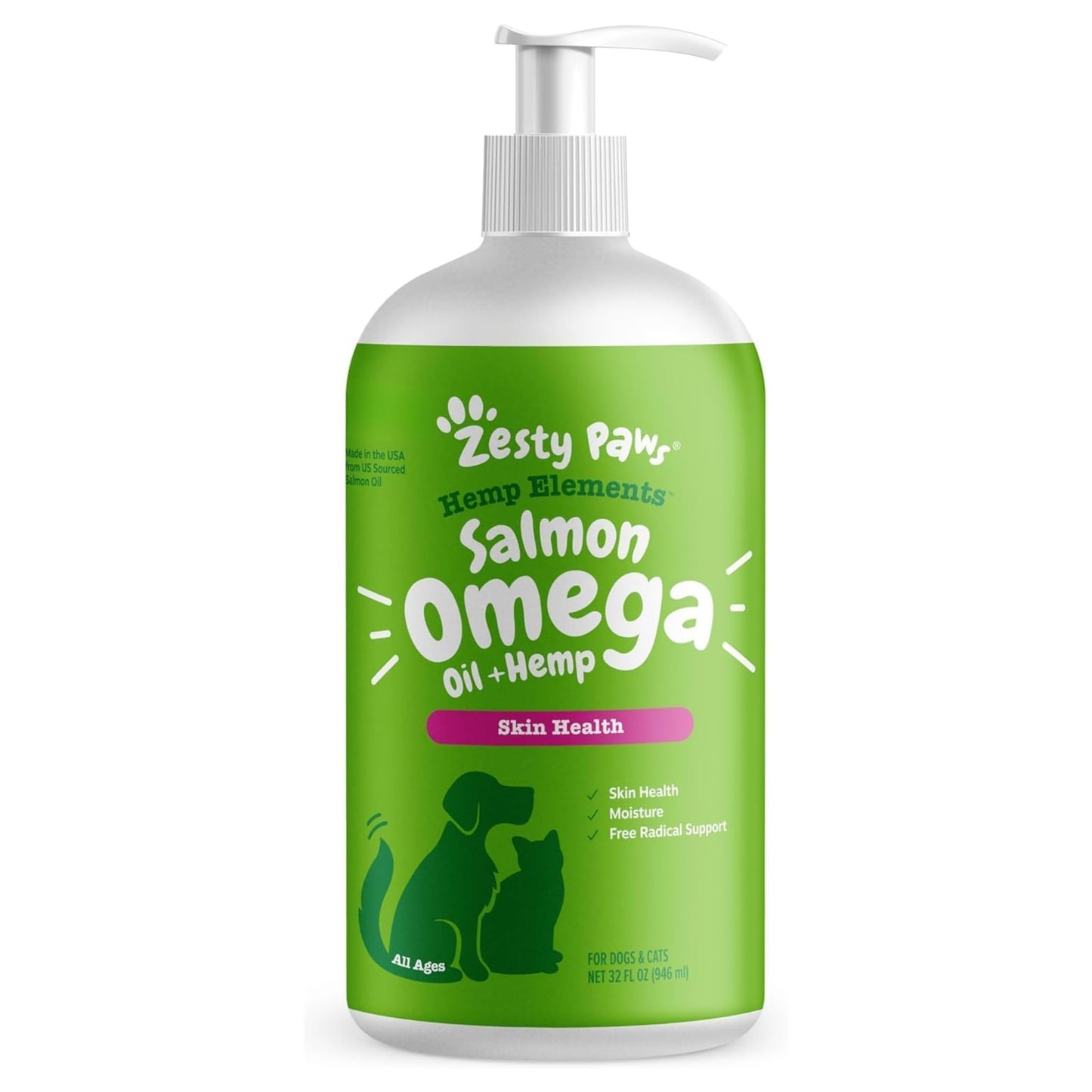 Omega-3 Skin & Coat Oil for Dogs & Cats