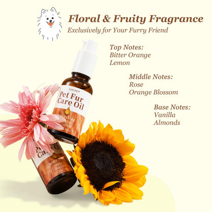 Pet Fur Care Oil – Detangling & Shiny Coat