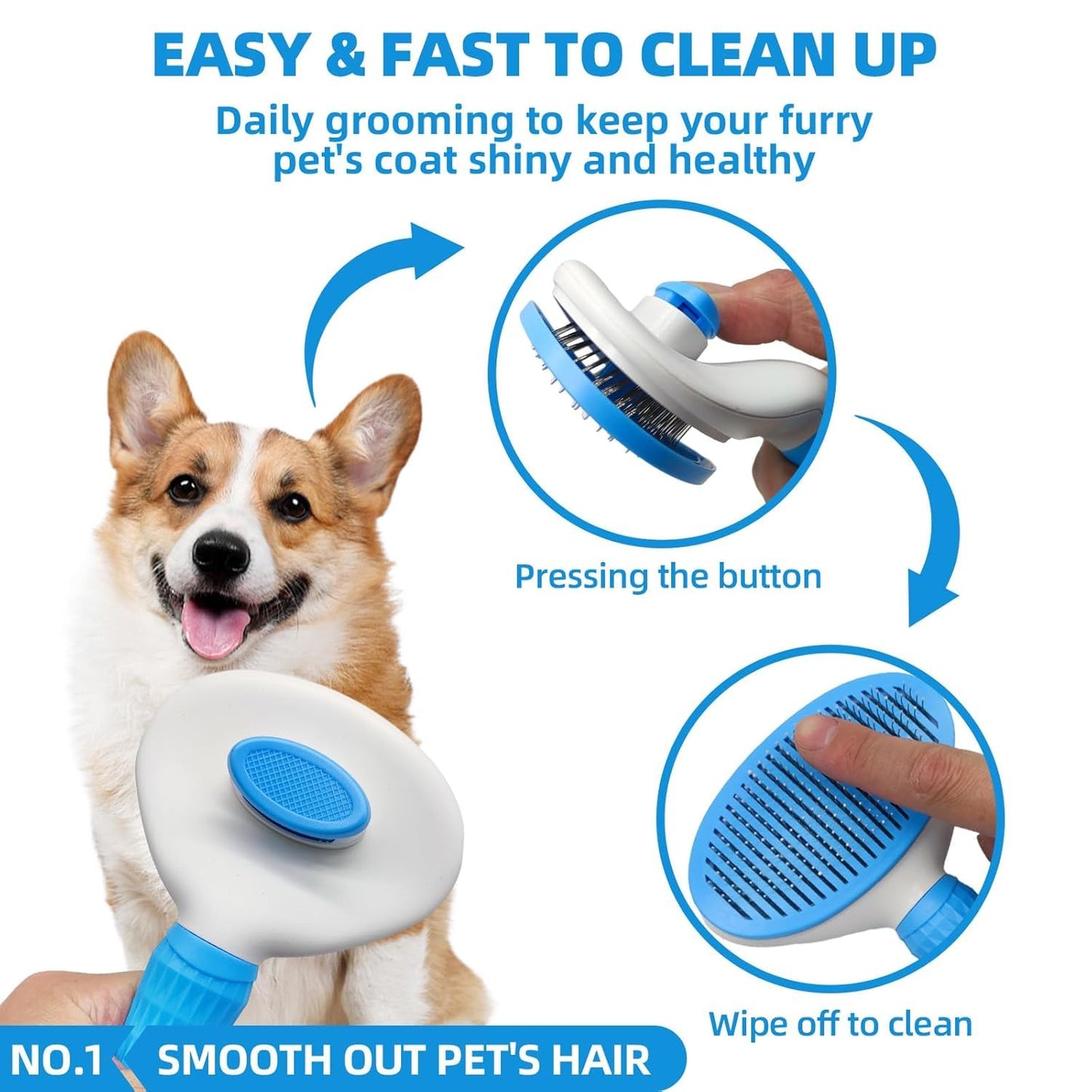 Dog Grooming Brush Kit