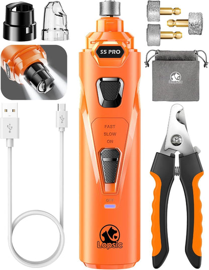 Whisper Quiet Dog Nail Grinder & Trimmer Kit