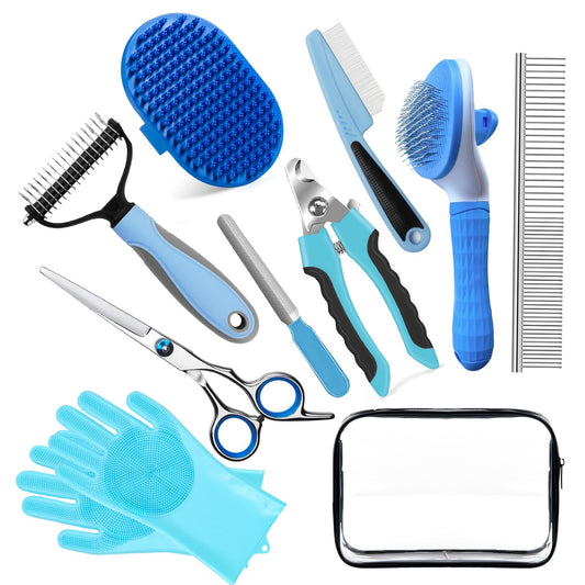 Dog Grooming Brush & Nail Care Kit – Shedding & Dematting