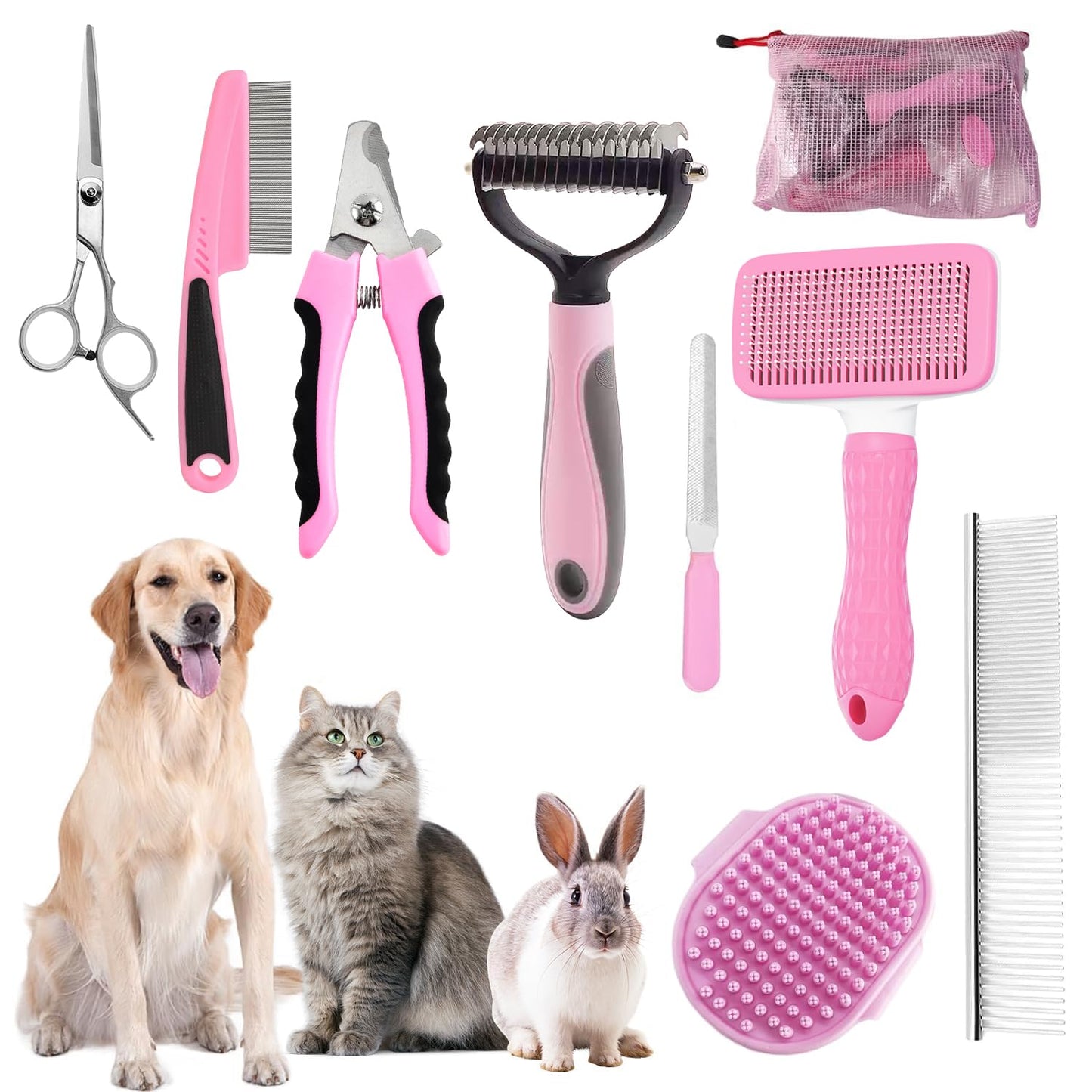 Dog Grooming Brush Kit