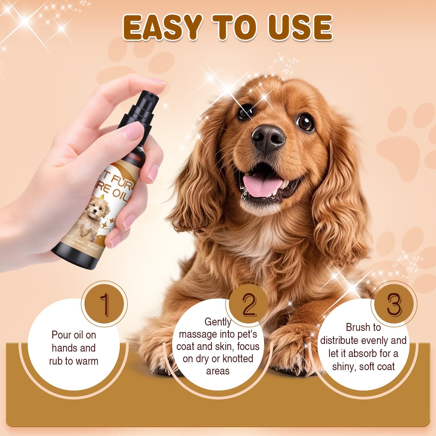 Pet Fur Care Oil – Detangling & Coat Conditioning