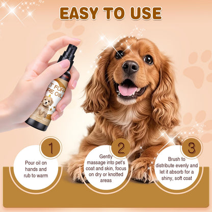 Pet Fur Care Oil – Detangling & Coat Conditioning
