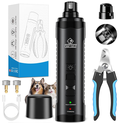 Dog Nail Grinder & Trimmer Set