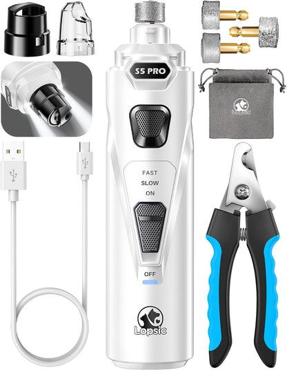 Whisper Quiet Dog Nail Grinder & Trimmer Kit