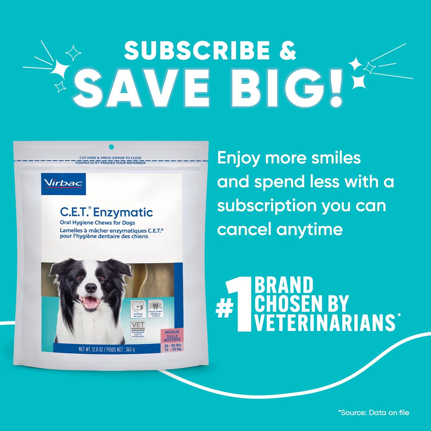 Enzymatic Dental Chews – Plaque & Tartar Control for Dogs