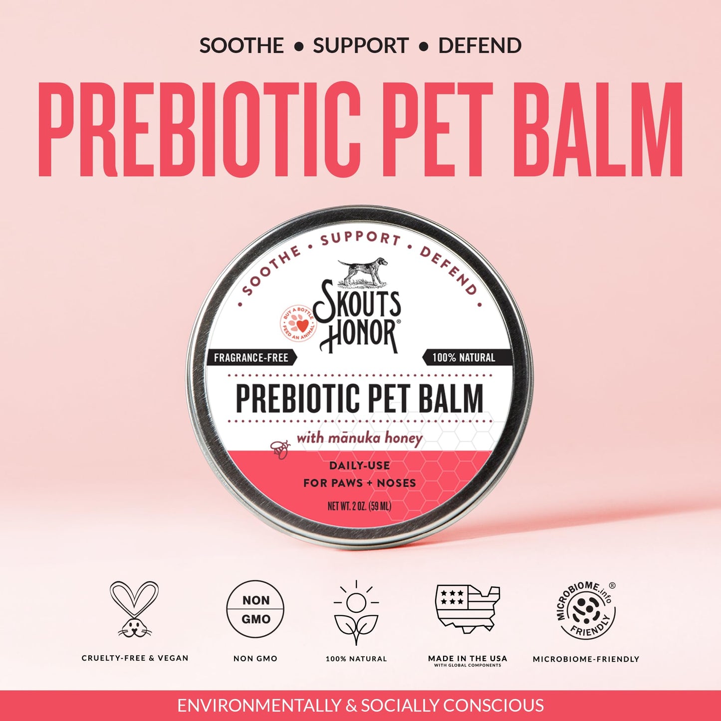 Prebiotic Paw & Nose Balm – Natural Skin Care