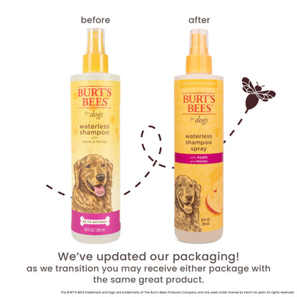 Waterless Dog Shampoo Spray – Apple & Honey