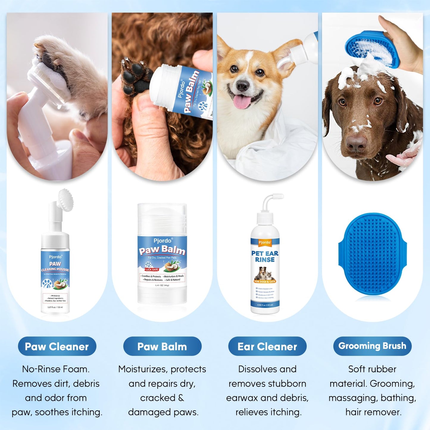 Pet Cleaning & Grooming Wipes Kit – Multi-Area Care