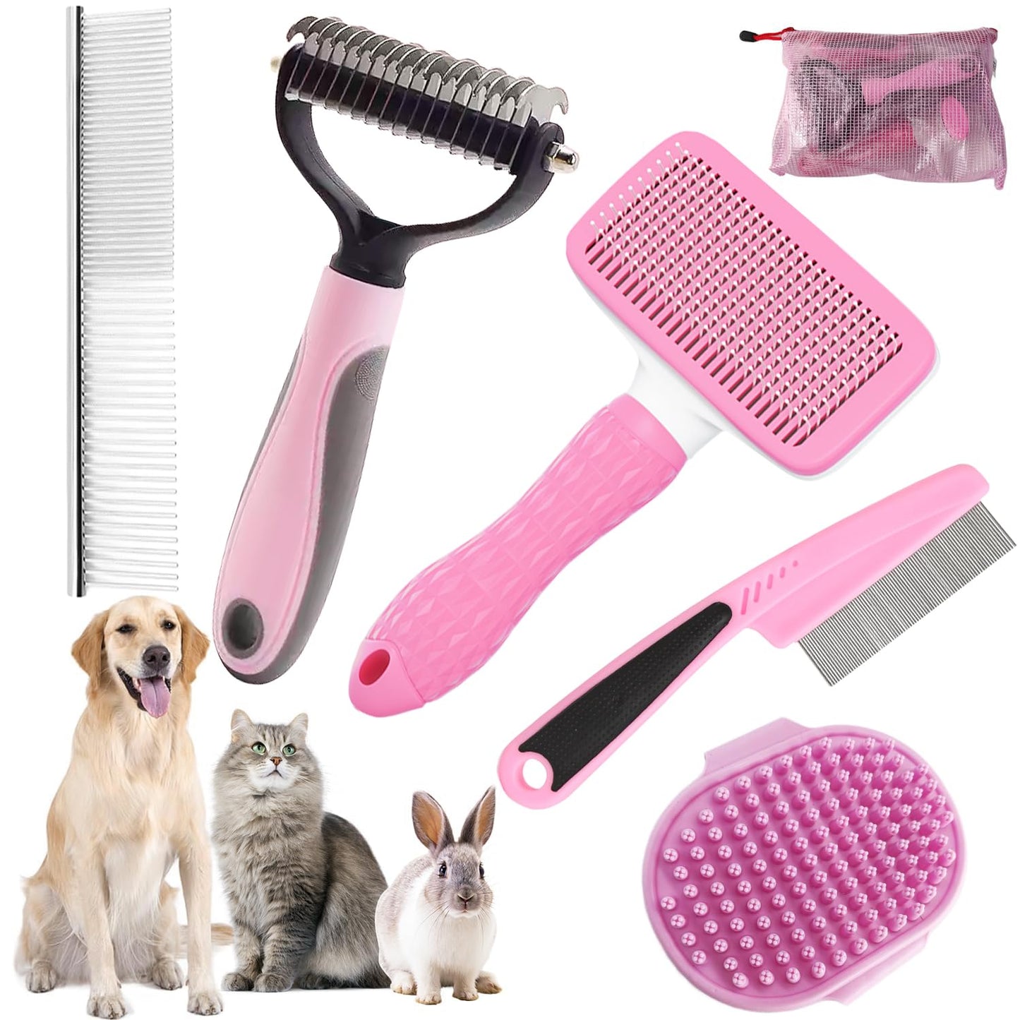 Dog Grooming Brush Kit