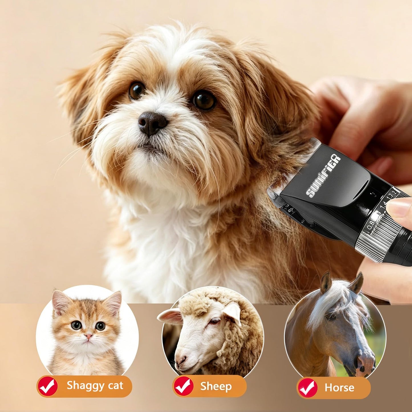 Professional Dog Grooming Clippers – Thick Coat Trimmer