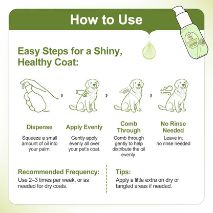 Pet Coat Oil – Nourishing Fur Care