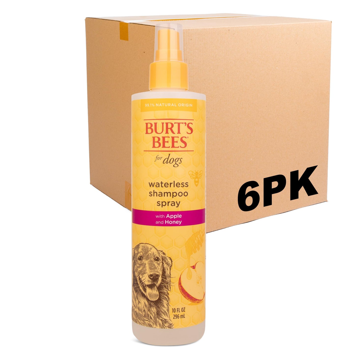 Waterless Dog Shampoo Spray – Apple & Honey