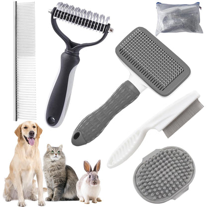 Dog Grooming Brush Kit