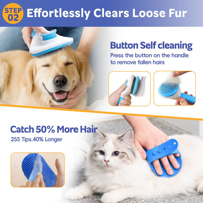 Dog Grooming Brush & Nail Care Kit – Shedding & Dematting