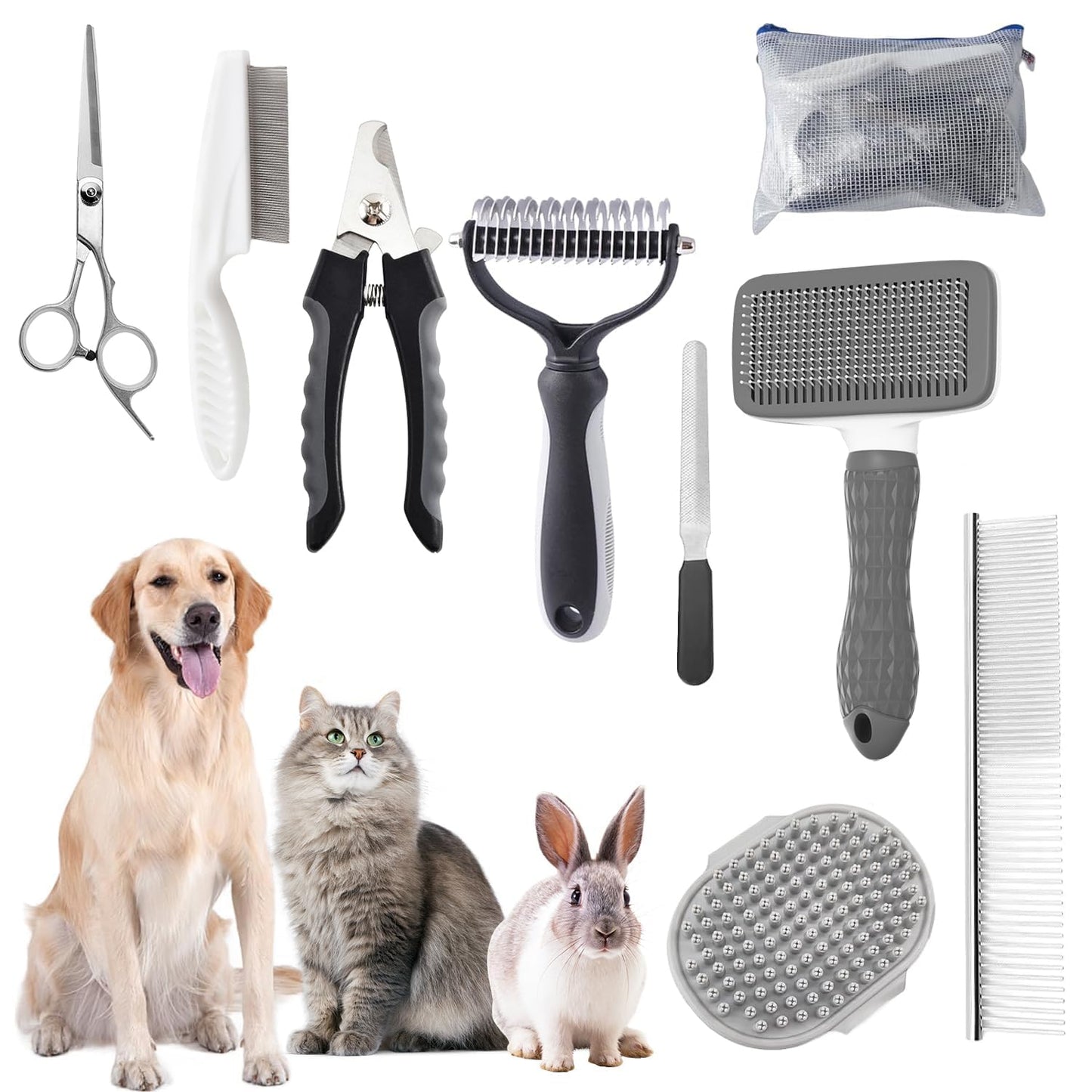 Dog Grooming Brush Kit