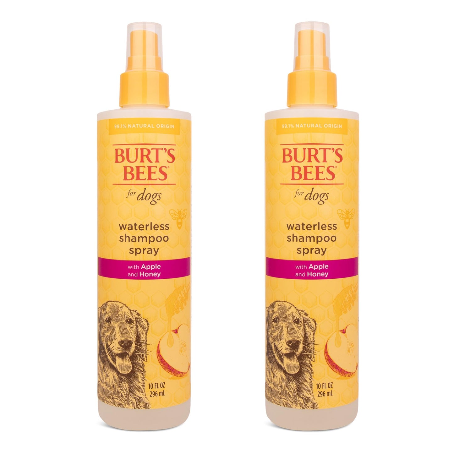 Waterless Dog Shampoo Spray – Apple & Honey