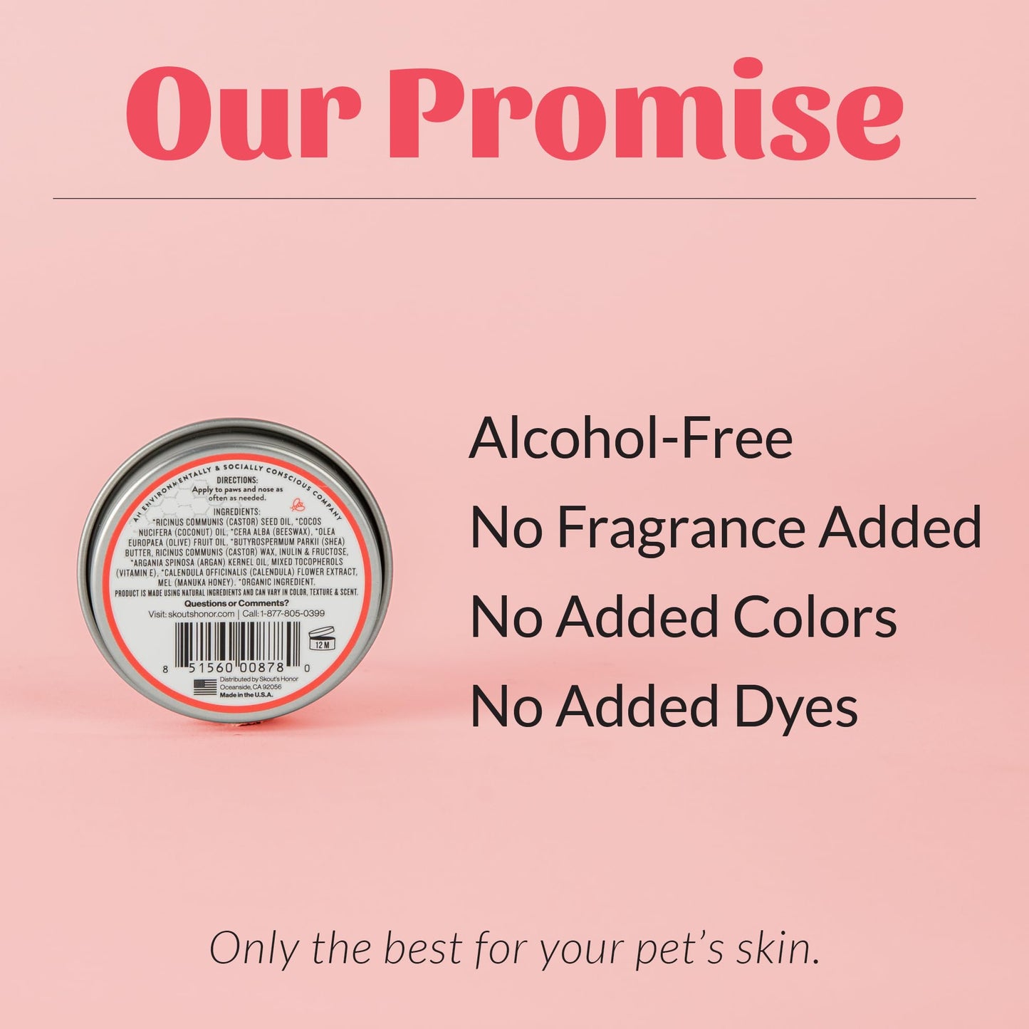 Prebiotic Paw & Nose Balm – Natural Skin Care