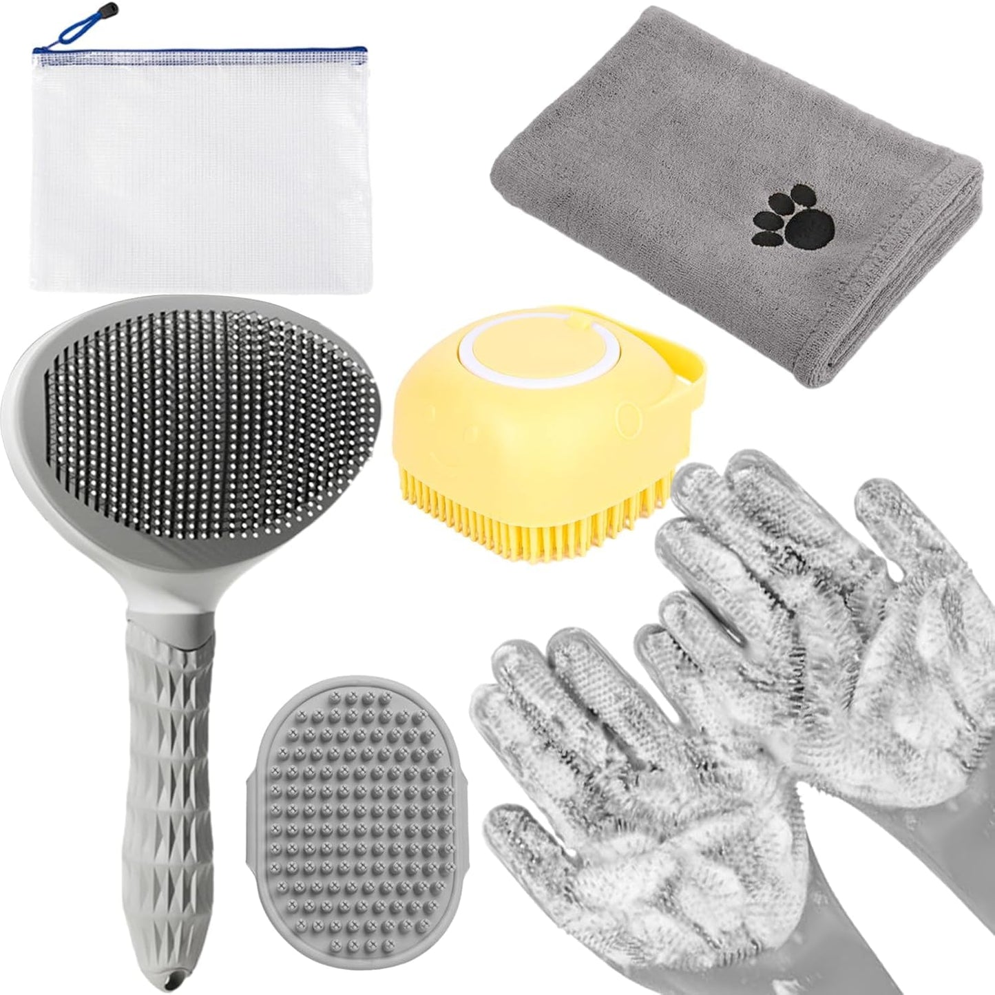 Dog Grooming Brush Kit