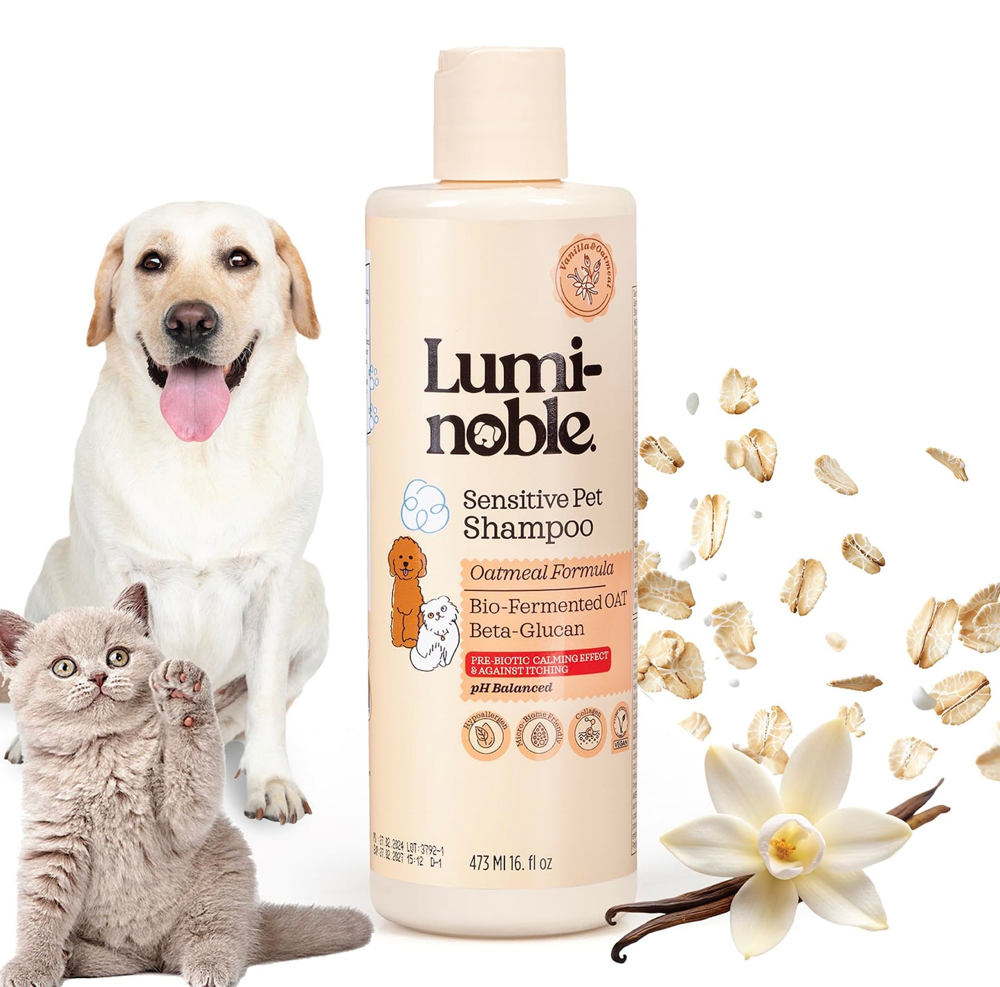 Oatmeal & Vanilla Pet Shampoo