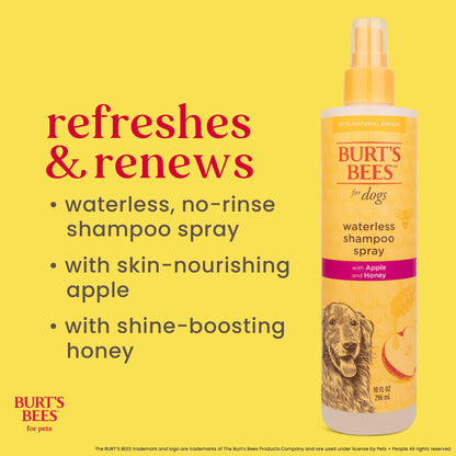 Waterless Dog Shampoo Spray – Apple & Honey
