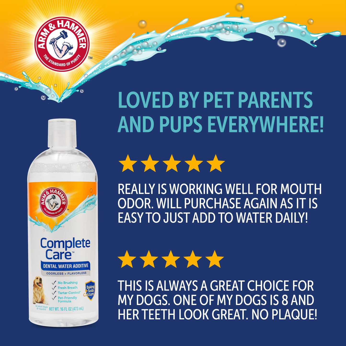 Dental Water Additive – Fresh Breath for Dogs