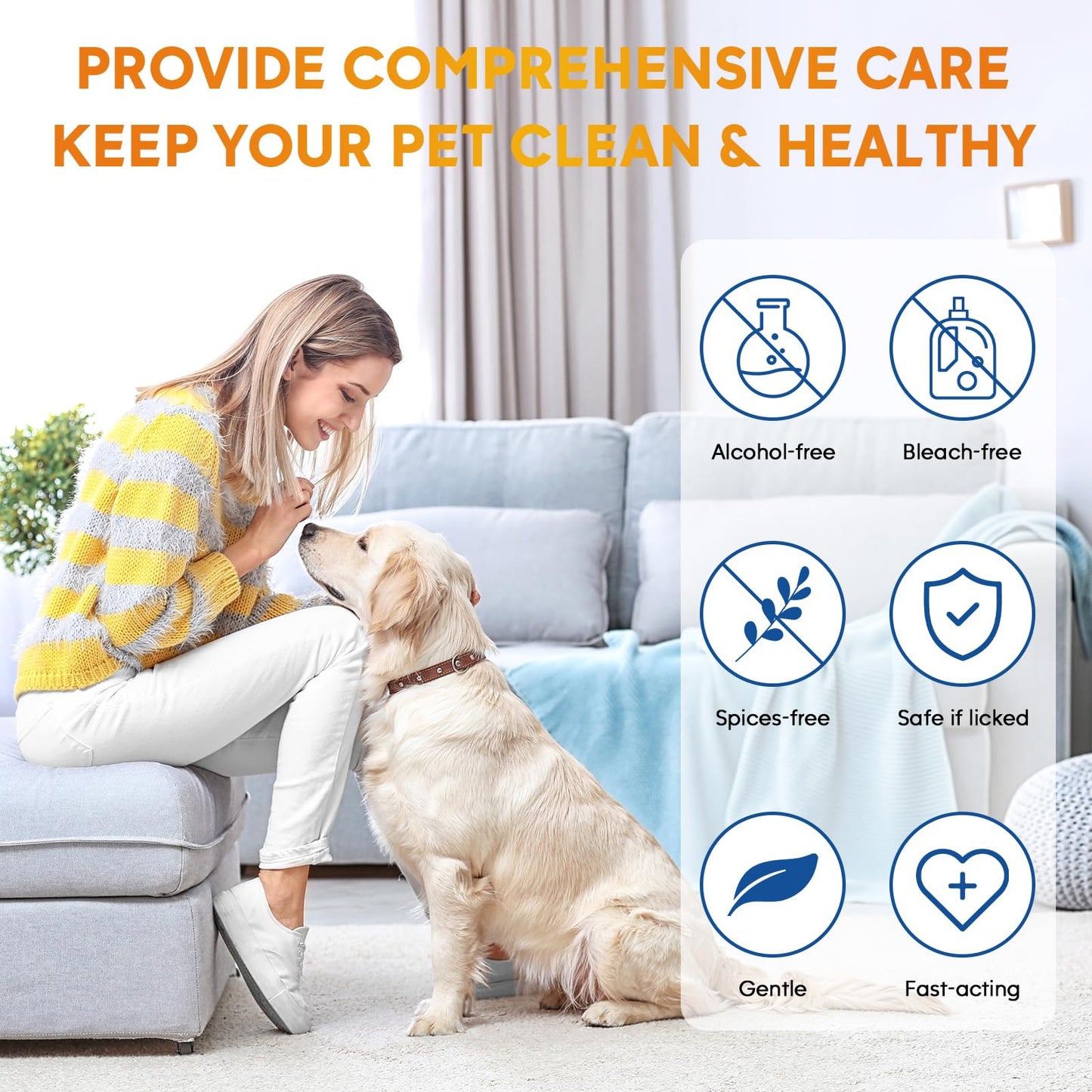 Pet Cleaning & Grooming Wipes Kit – Multi-Area Care